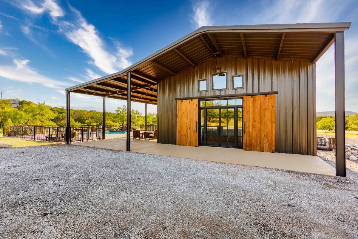 Barn pavilion exterior